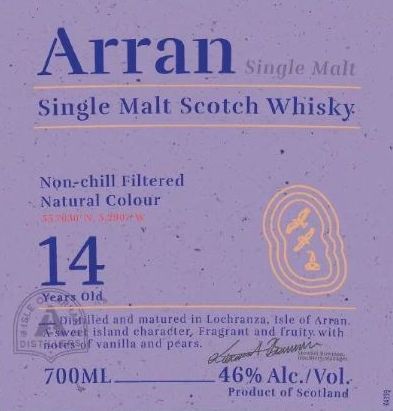 Edito 38 Arran 14 yo 2026 46 label only